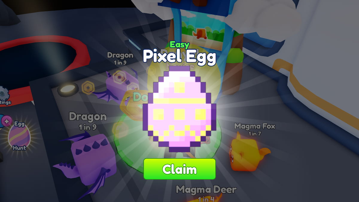 A Pixel Egg in Roblox