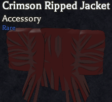 Crimson Ripped Jacket