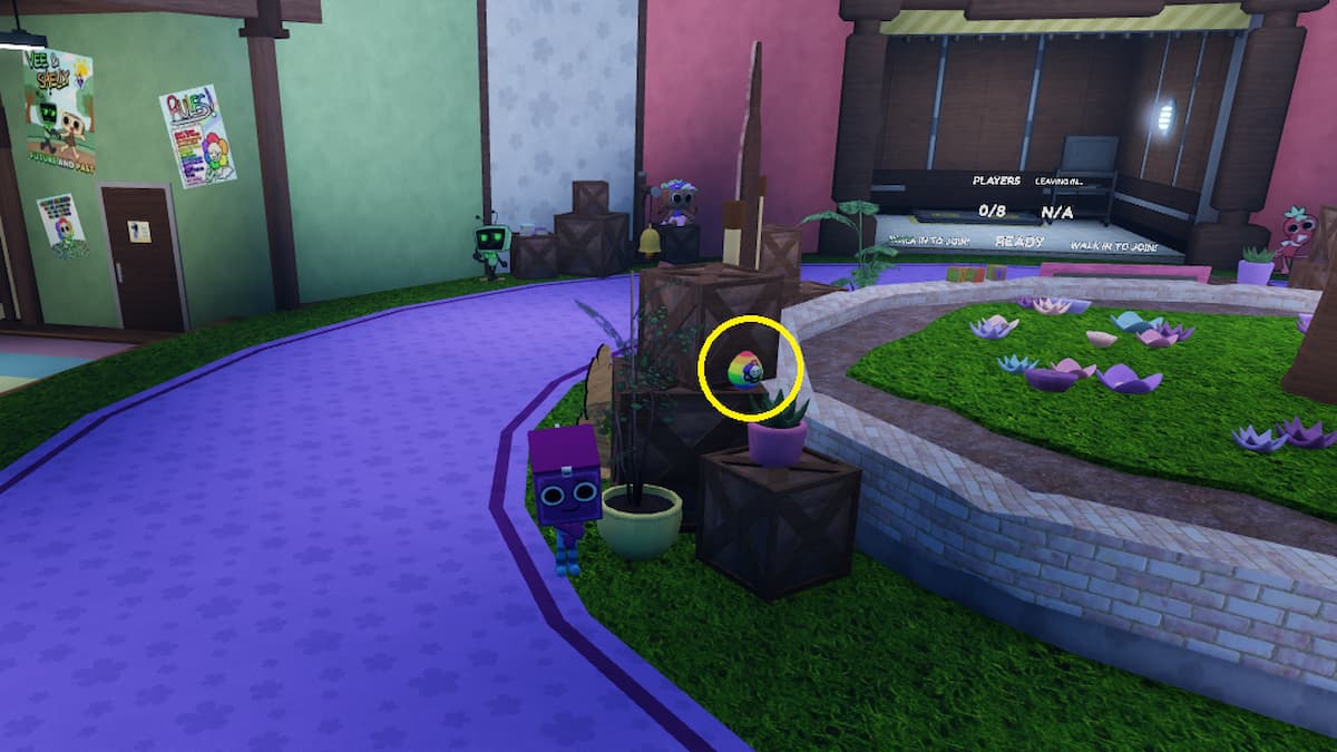 A Rainbow Easter Egg in Roblox