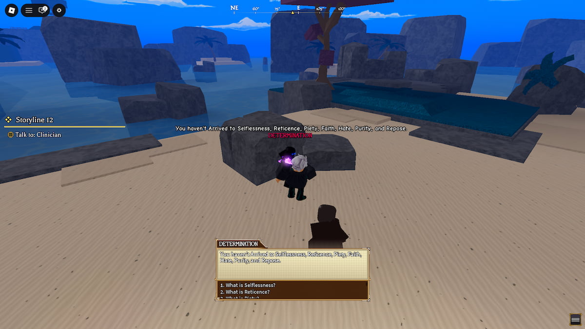 Dark Determination NPC in Bizarre Lineage