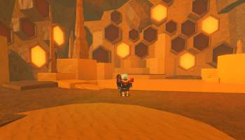 A player standing in Nectar Den