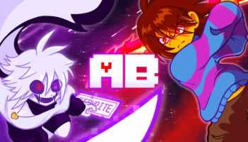 Two characters fighting each other in Roblox