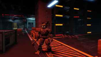 An Animatronics Character in Roblox