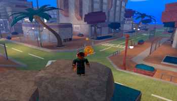 A player standing in Bizarre Lineage