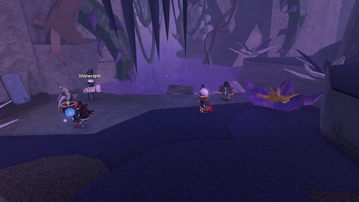 A player speaking with Olivia NPC