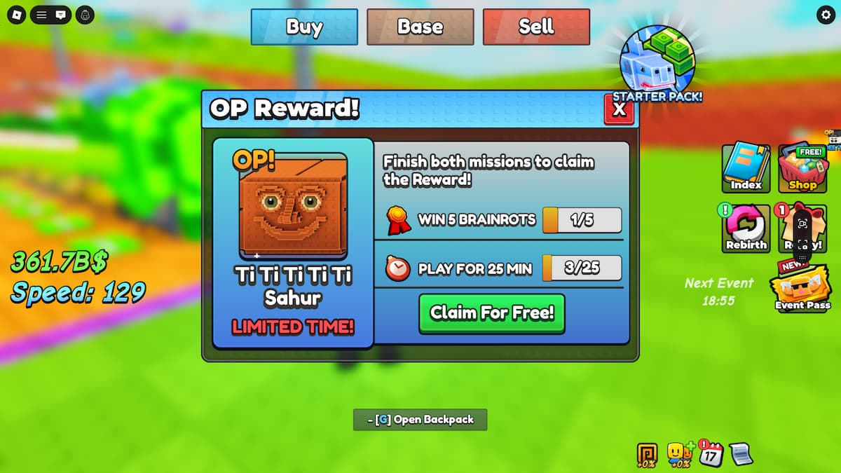 Free OP Rewards in Be a Lucky Block