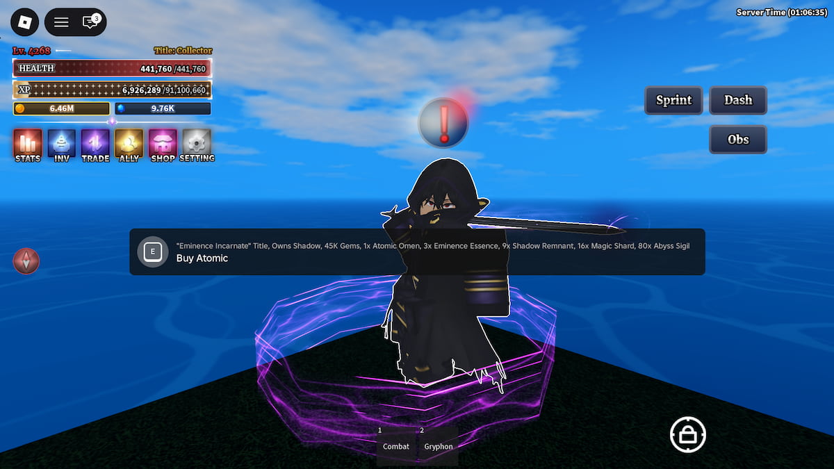 Get Atomic in Sailor Piece