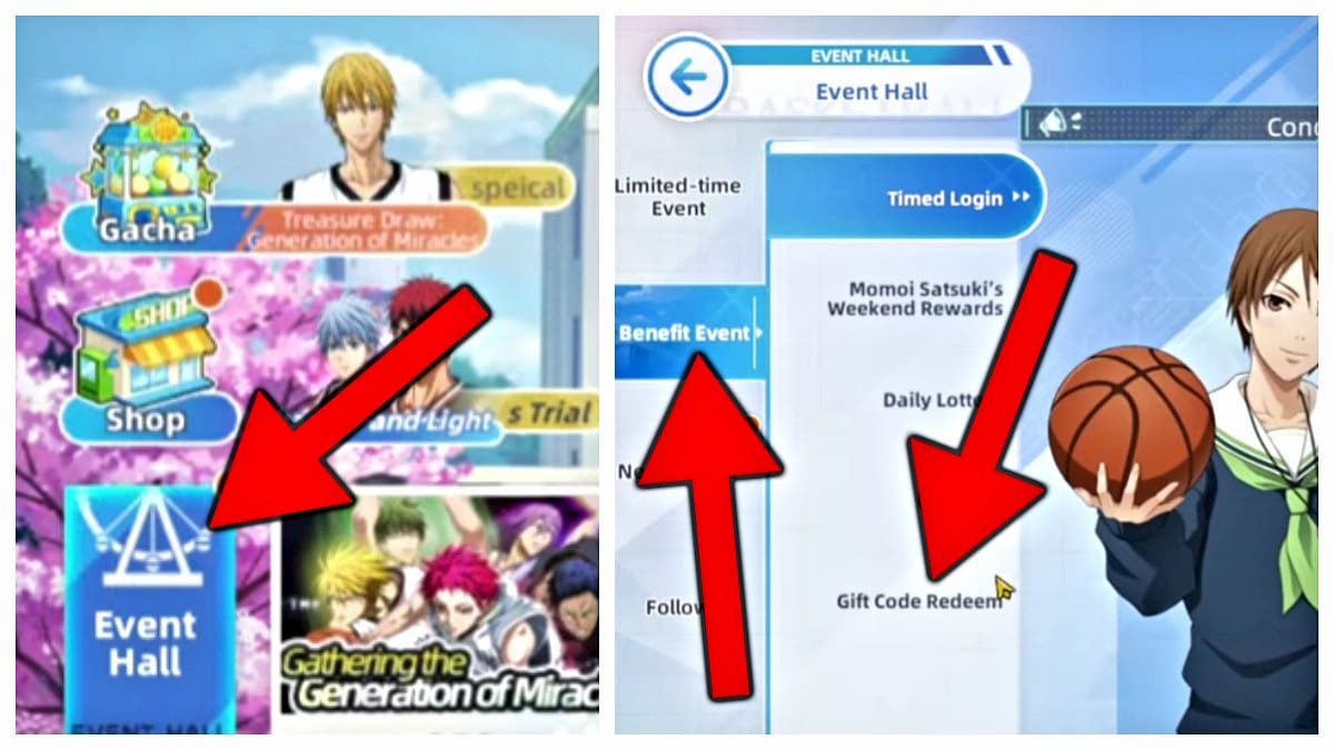 How to redeem Kuroko's Basketball Street Rivals codes.