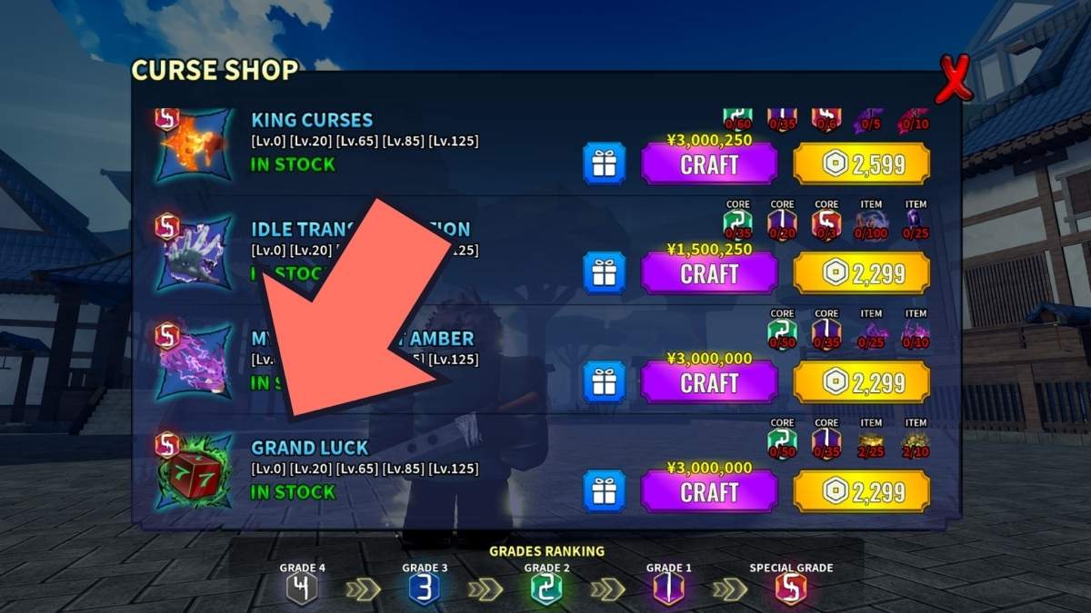 Grand Luck Cursed Technique in Kaizen