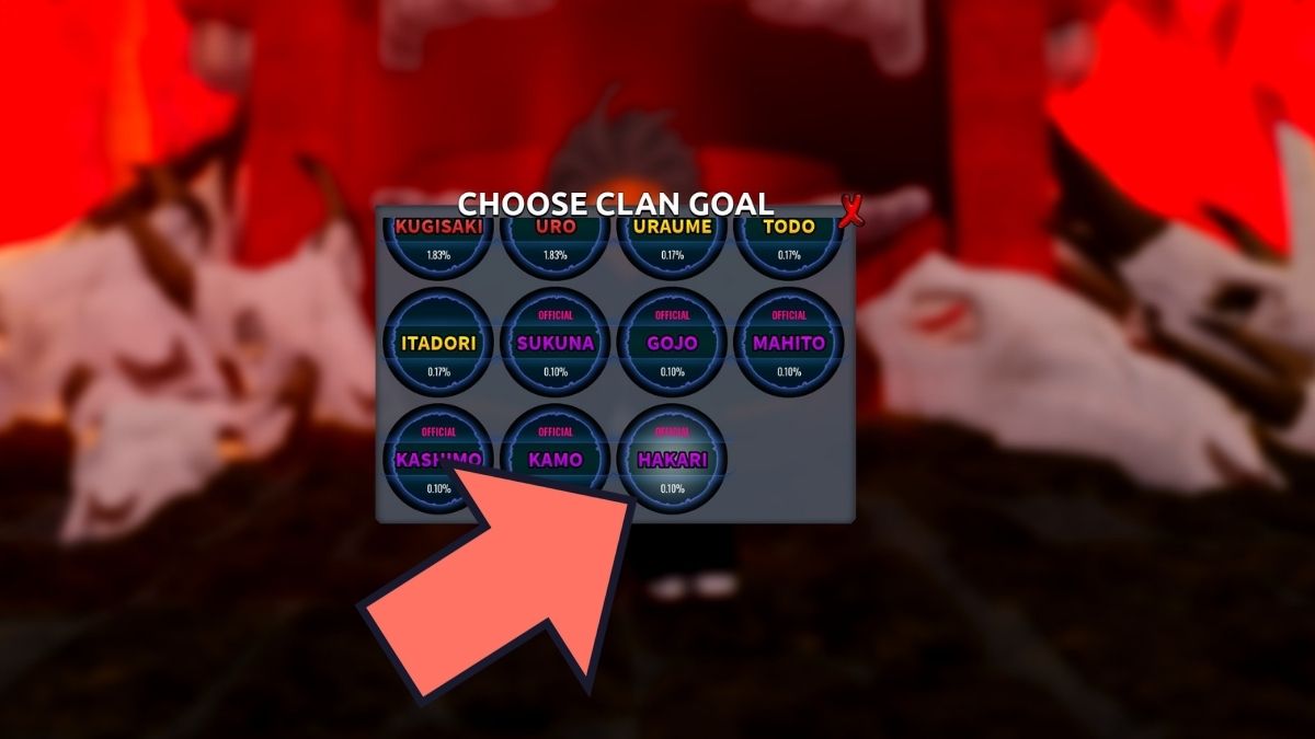 Hakari Clan in Kaizen Roblox