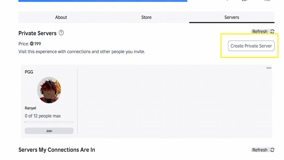 The Knockout Purchase menu