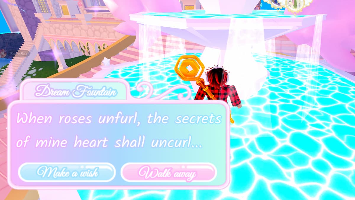 The Crystal Fountain Wish Menu