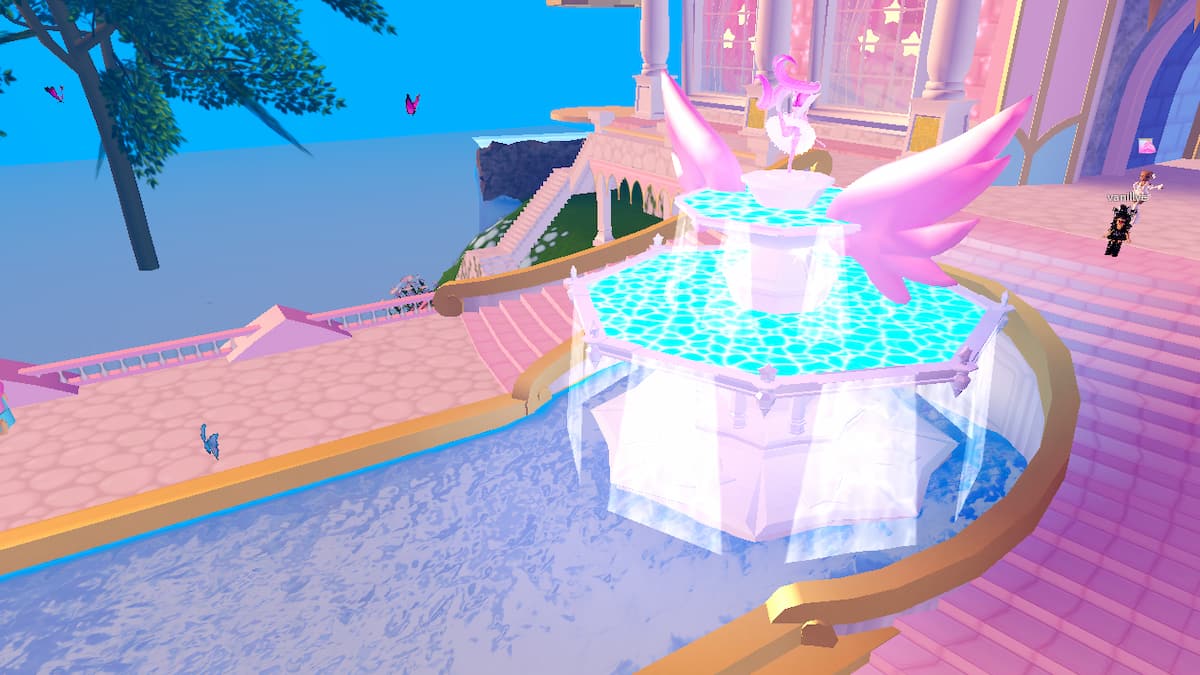The Crystal Fountain in Royale High