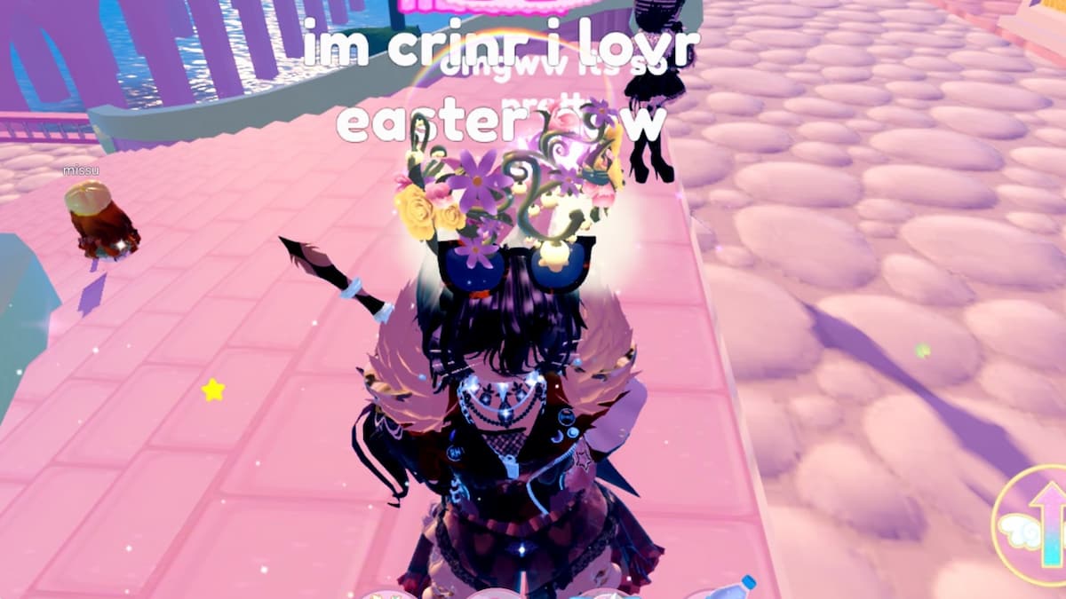 A player with the Frolicking Fields Halo