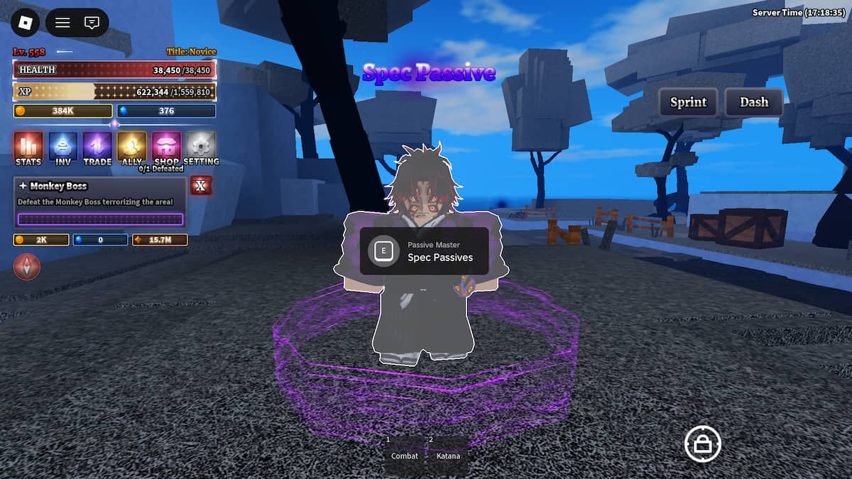 Sailor Piece Spec Passives NPC