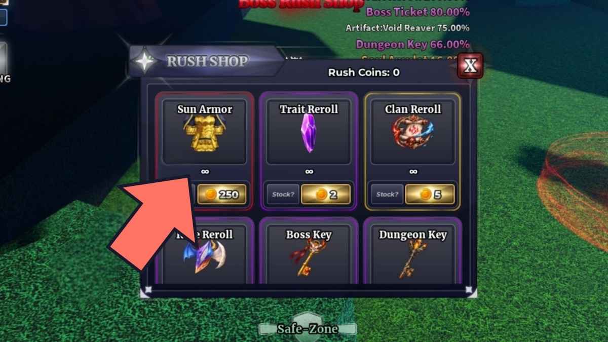 Sun Armor in Sailor Piece