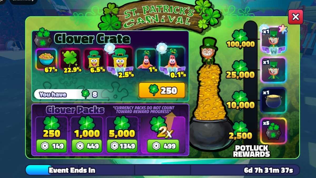 Event Milestones in SpongeBob TD