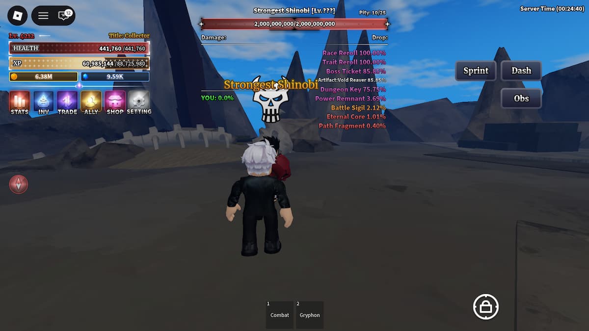 Strongest Shinobi Boss in Sailor Piece