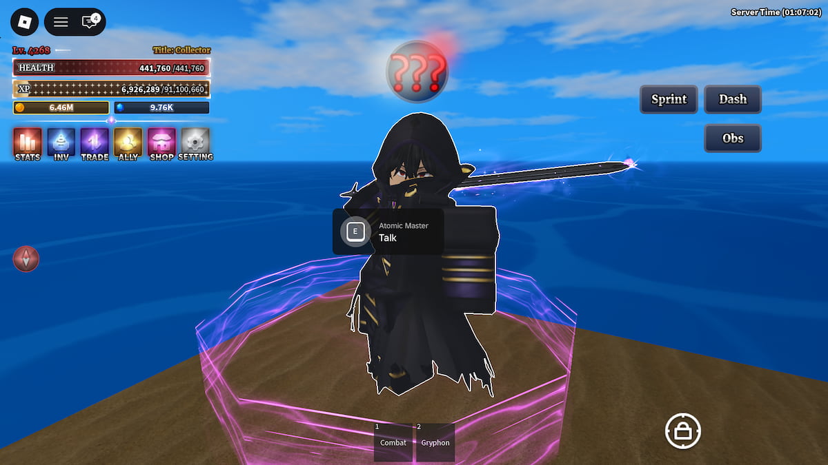 Unlock Atomic F Move in Sailor Piece