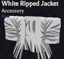 White Ripped Jacket