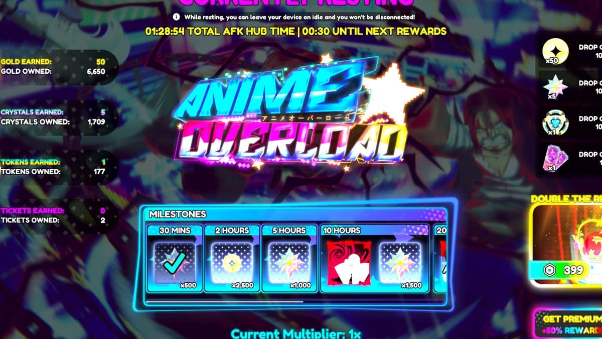 Anime Overload Crystals