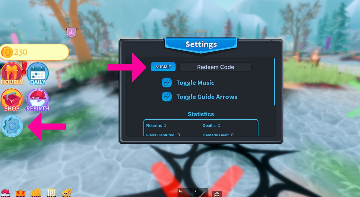 How to Redeem Codes in 2 Player Wizard Tycoon