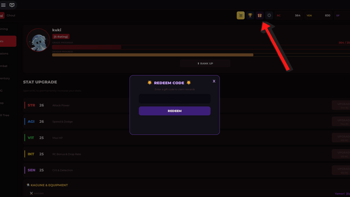 How To Redeem Ghoul Incremental Codes