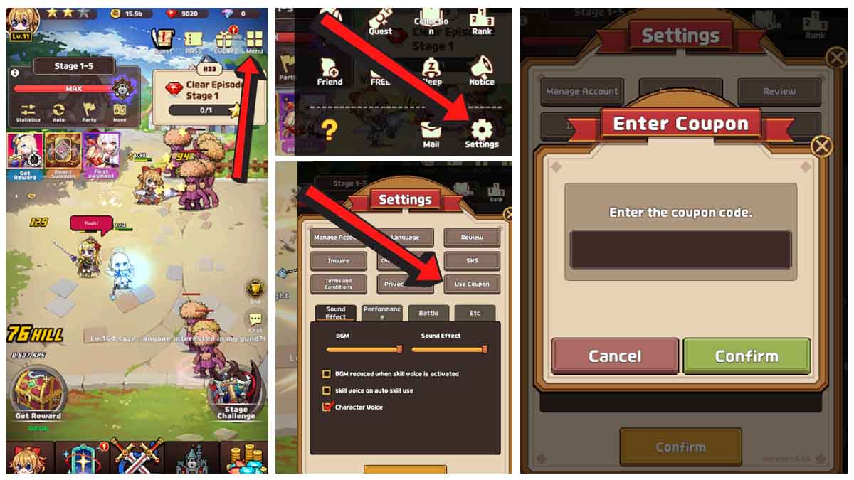 How To Redeem Girls Knights: SQUAD RPG Codes