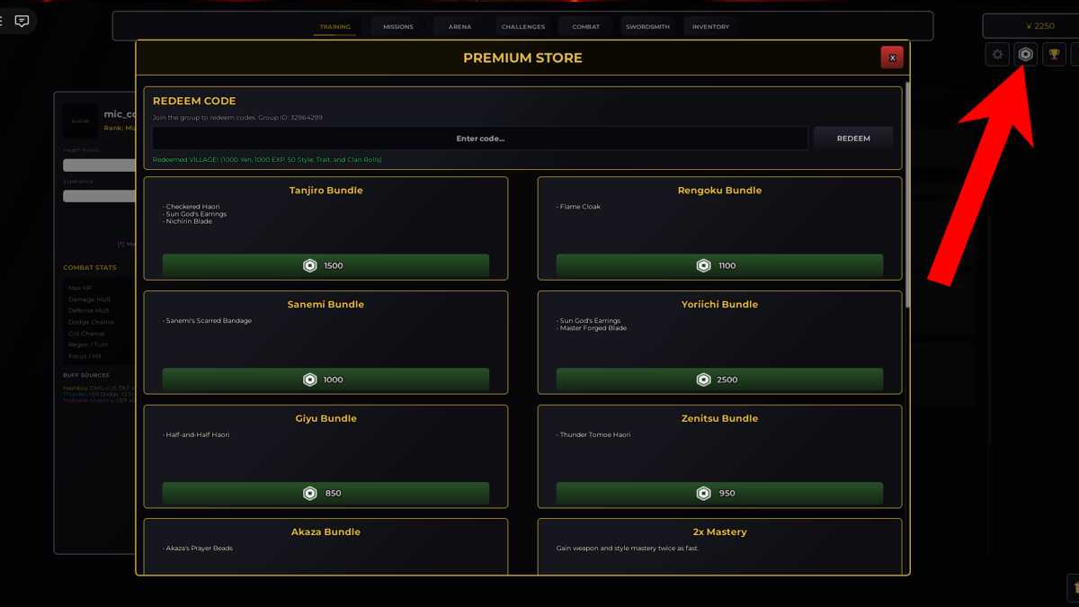 How To Redeem Demon Slayer Incremental Codes