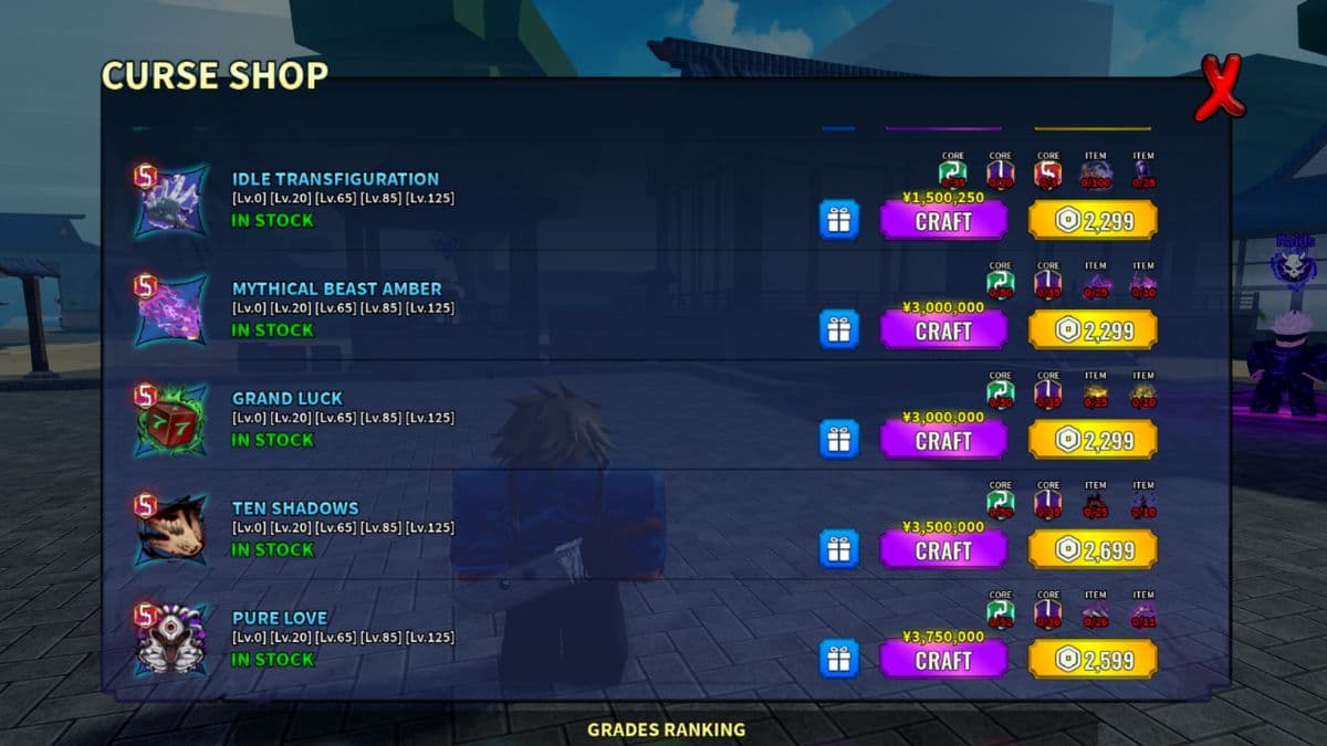 Pure Love Cursed Technique