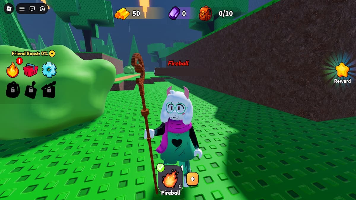 In-game screenshot for Simple Spells