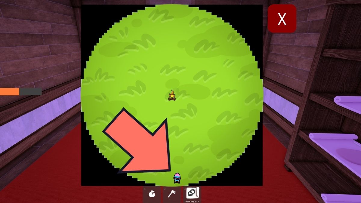 egg location in 99 nights in the forest