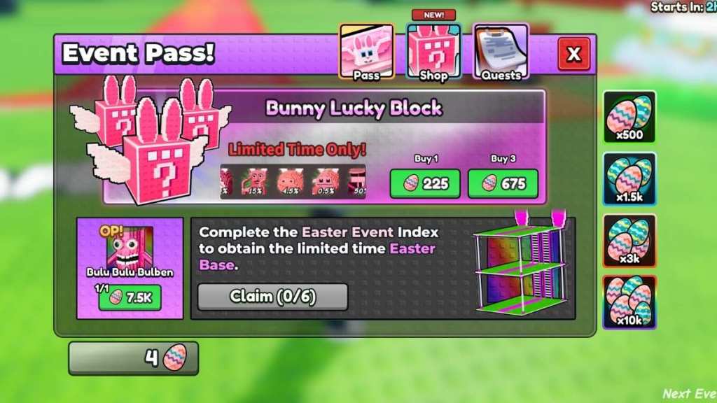Complete Be A Lucky Block Easter Event Guide | Pro Game Guides