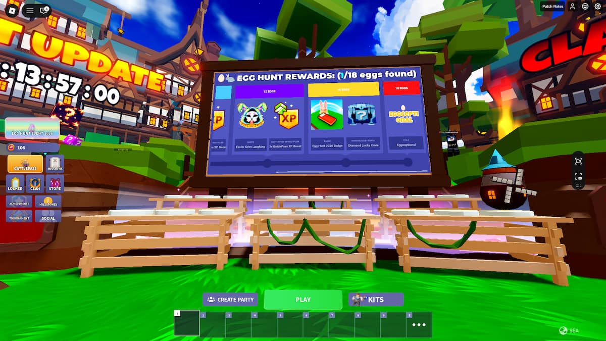 Bedwars Easter Egg Rewards