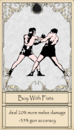 Boy With Fists card