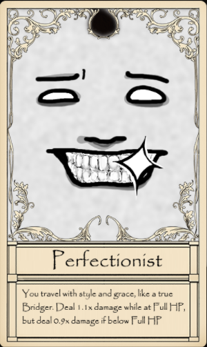 Perfectionist card