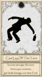 Cant Lay Off the Tonic card