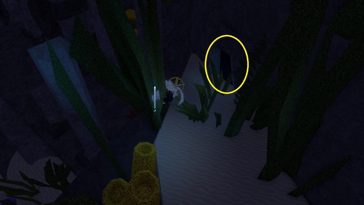 The Mermaid Cove Entrance in Fisch