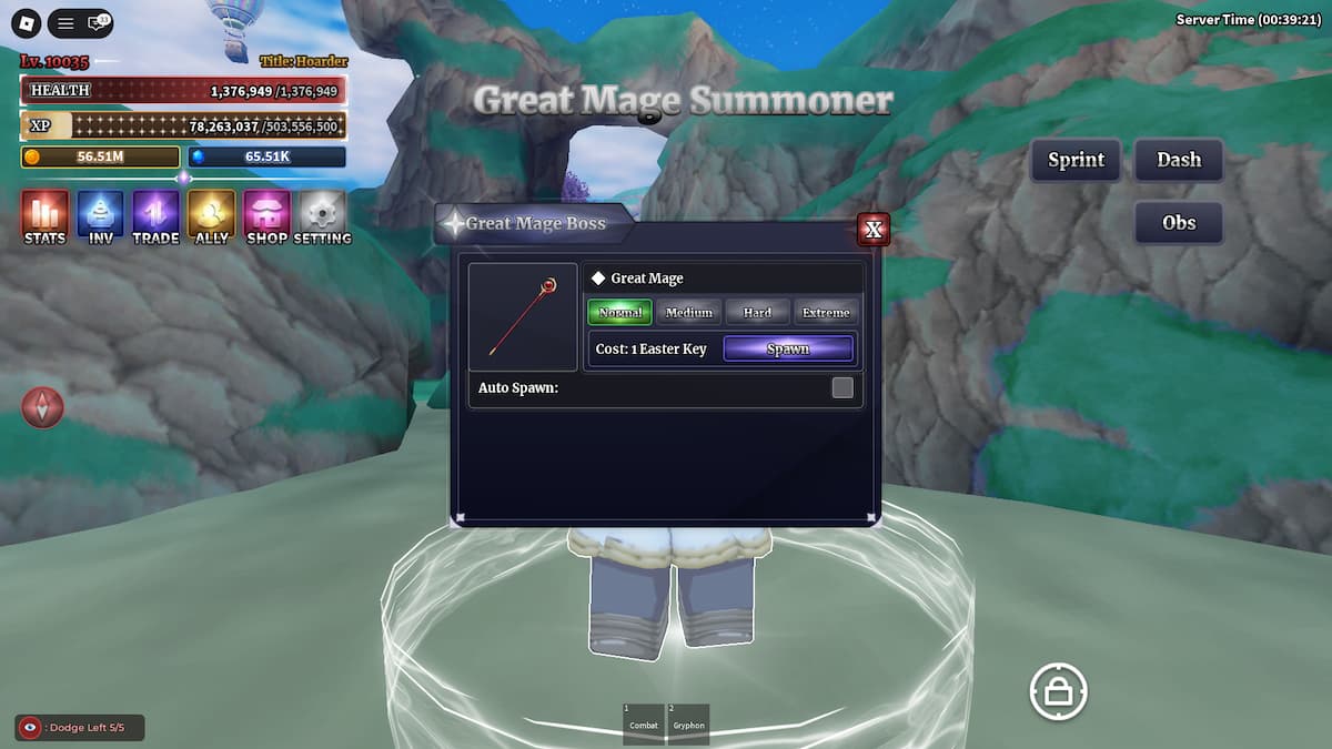 Great Mage Boss in Sailor Piece