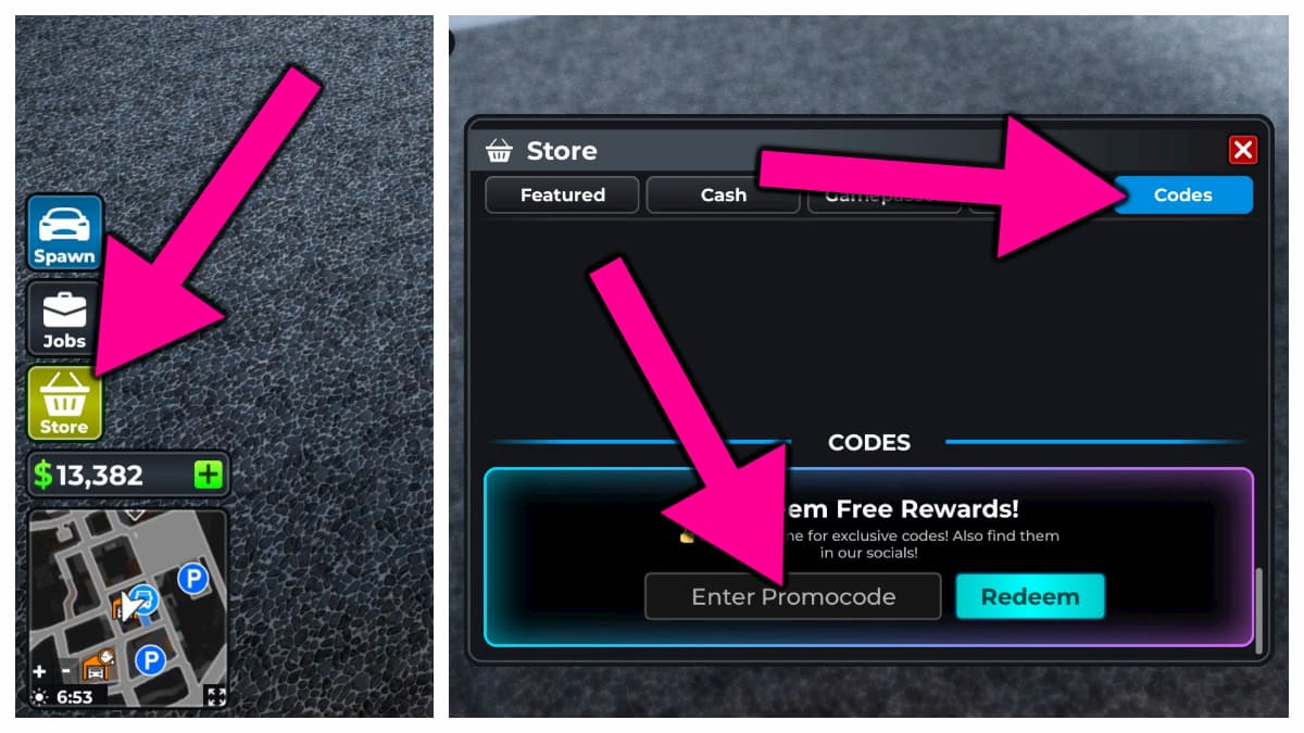 How to redeem Bus Master codes.