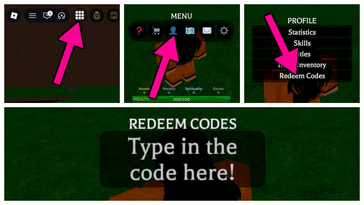 How to redeem codes in Elementalism.