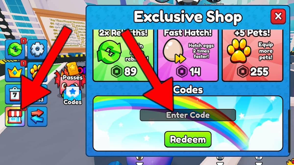 How to redeem Golf Training codes.