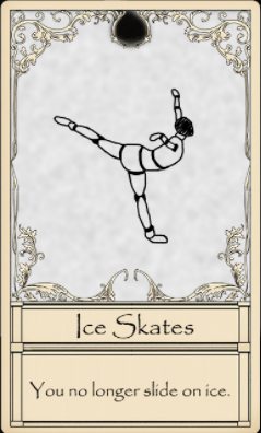 Ice Skates Card Bridger Western