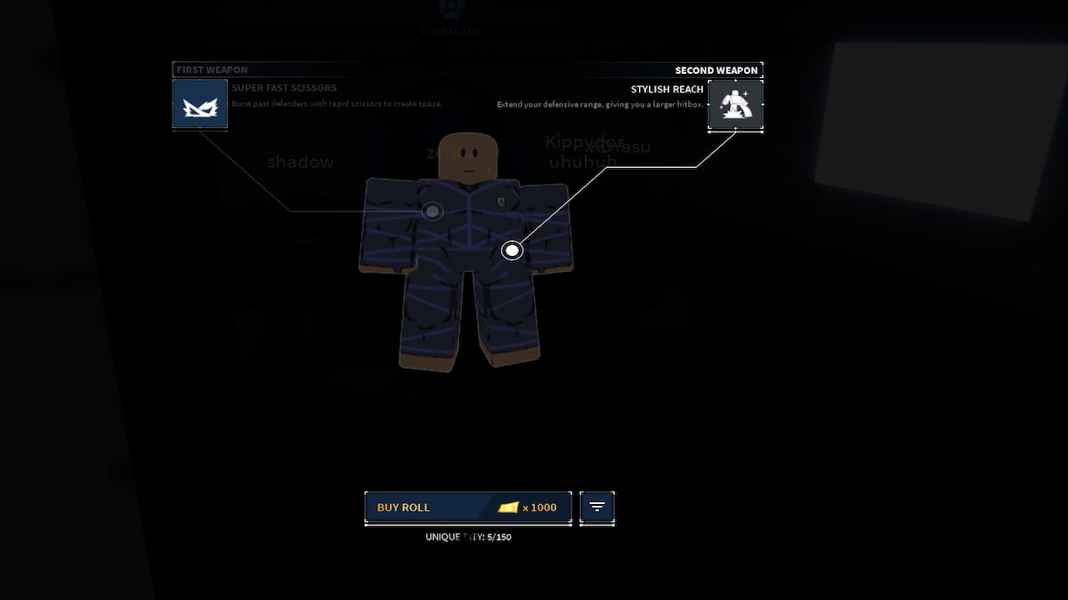 The Weapons Menu in Locked 2