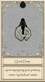 Quick Draw card