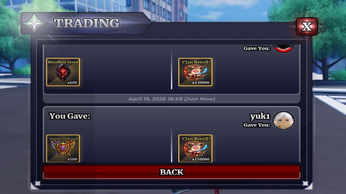 A Bloodline Stone in Roblox