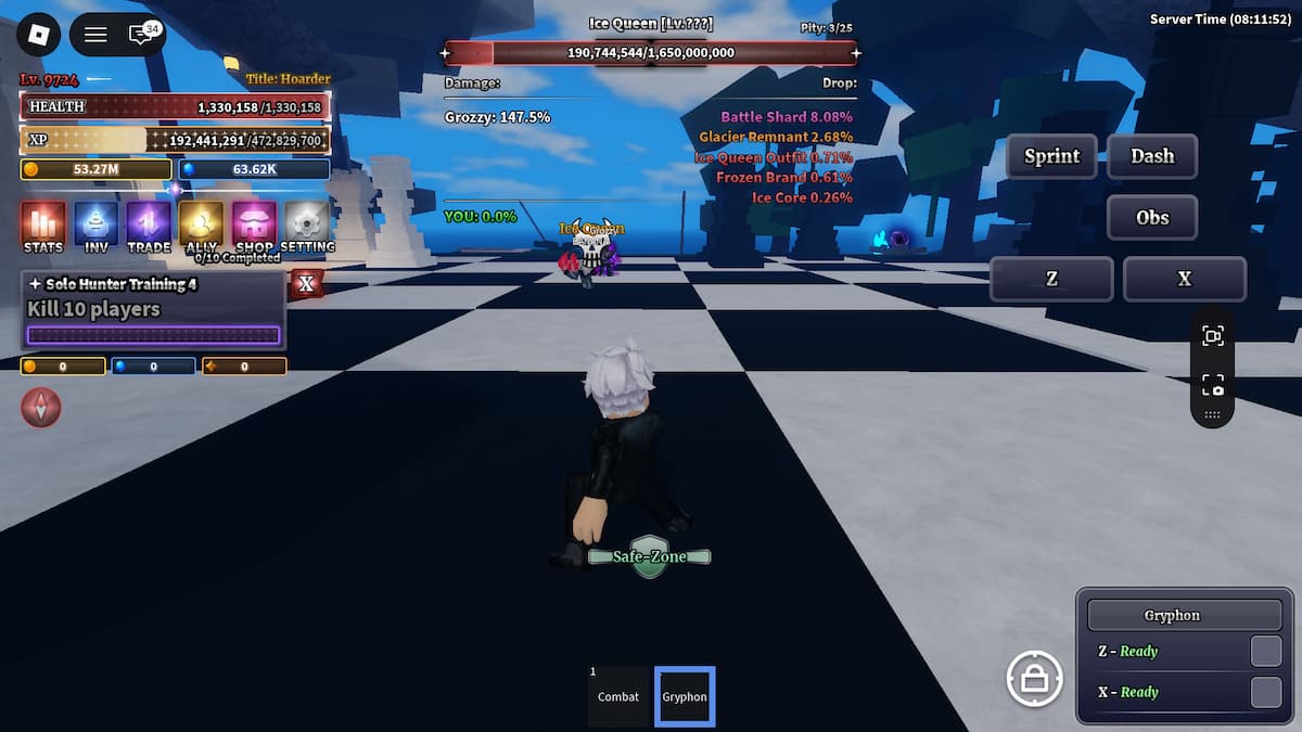 Spawn Ice Queen Boss in Sailor Piece