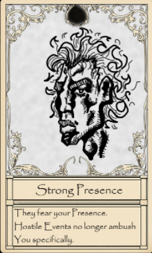 Strong Presence card