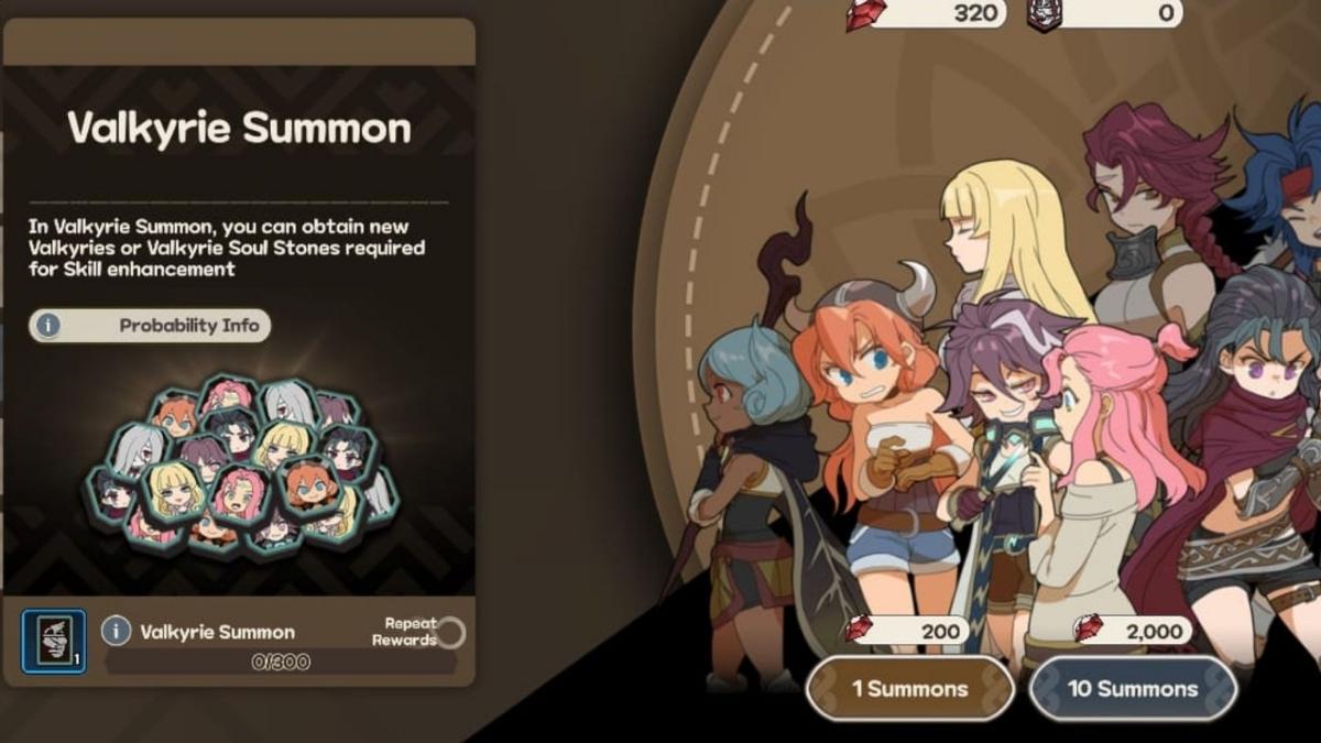 Rerolling in Ten Valkyrie