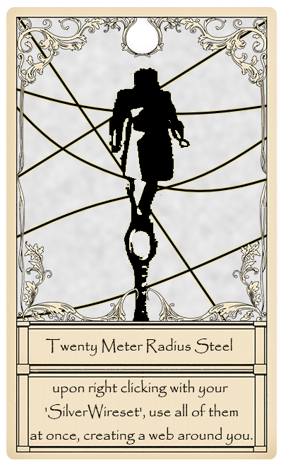 Twenty Meter Radius Steel card